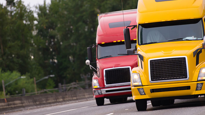 truck and trailer demand on cruise control 