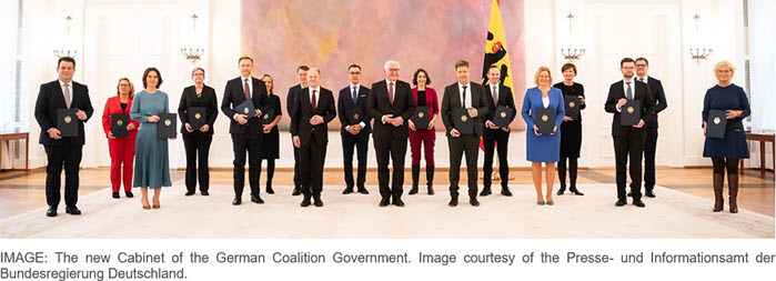 The new Cabinet of the German Coalition Government. Image courtesy of the Presse- und Informationsamt der Bundesregierung Deutschland.